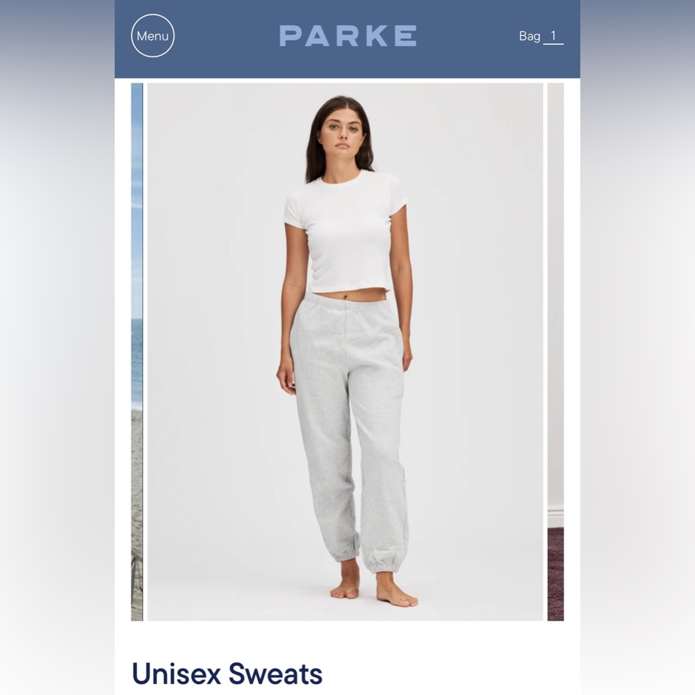 Parke Gray Sweatpants - unisex L/XL